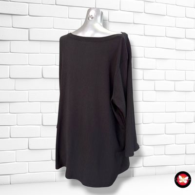 **HOY** Blusa de media manga LAURA TORELLI color Negro Talla 48/50
