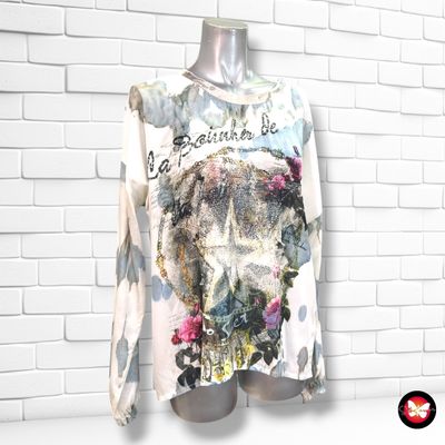 **HOY** Blusa de manga larga con estampado ALBA MODA color Varios Talla 38