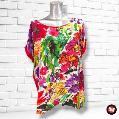 **HOY** Blusa de manga corta AMY VERMONT color Rojo y varios Talla 42