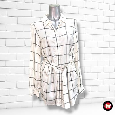 **HOY** Camisola de cuadros AMISU color Blanco y negro Talla XS