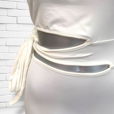 **HOY** Vestido cut-out color Blanco Talla S