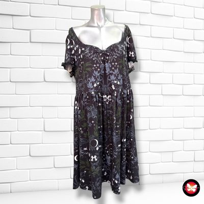 **HOY** Vestido de manga corta ROMWE color Negro y varios Talla 2XL