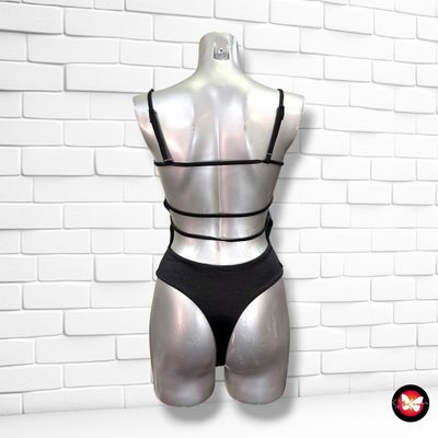 **HOY** Body de lycra BERSHKA color Negro Talla M
