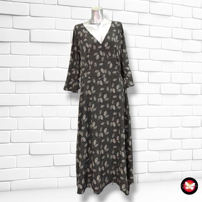 **HOY** Vestido midi GABRIELLE color Negro y beige Talla 44