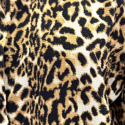 **HOY** Camisa de manga con lazo JAZLYN color Animal print Talla L