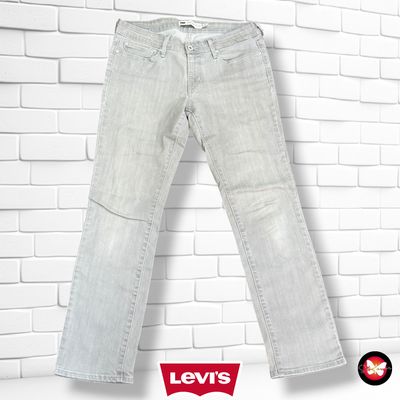 **HOY** Pantalón SLIGHT CURVE LEVI’S color Gris Talla M/L (W29)