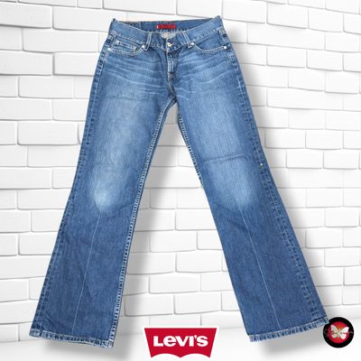 **HOY** Pantalón “EVE” SQUARE CUT, STRAIGHT LEG LEVI’S color Azul vaquero Talla L (W32 L32)
