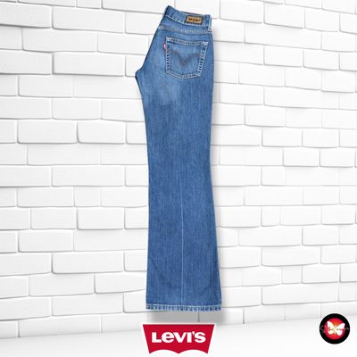 **HOY** Pantalón “EVE” SQUARE CUT, STRAIGHT LEG LEVI’S color Azul vaquero Talla L (W32 L32)