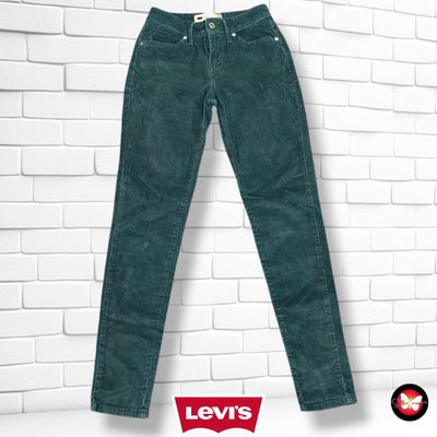 **HOY** Pantalón de pana LEGGINGS LEVI’S color Verde Talla S/M (W27)