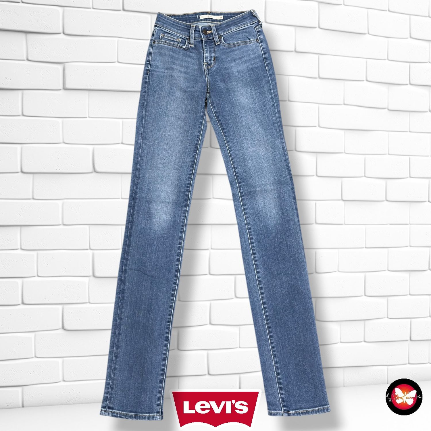 Pantalón 712 SLIM LEVI’S color Azul vaquero Talla XS (W24)