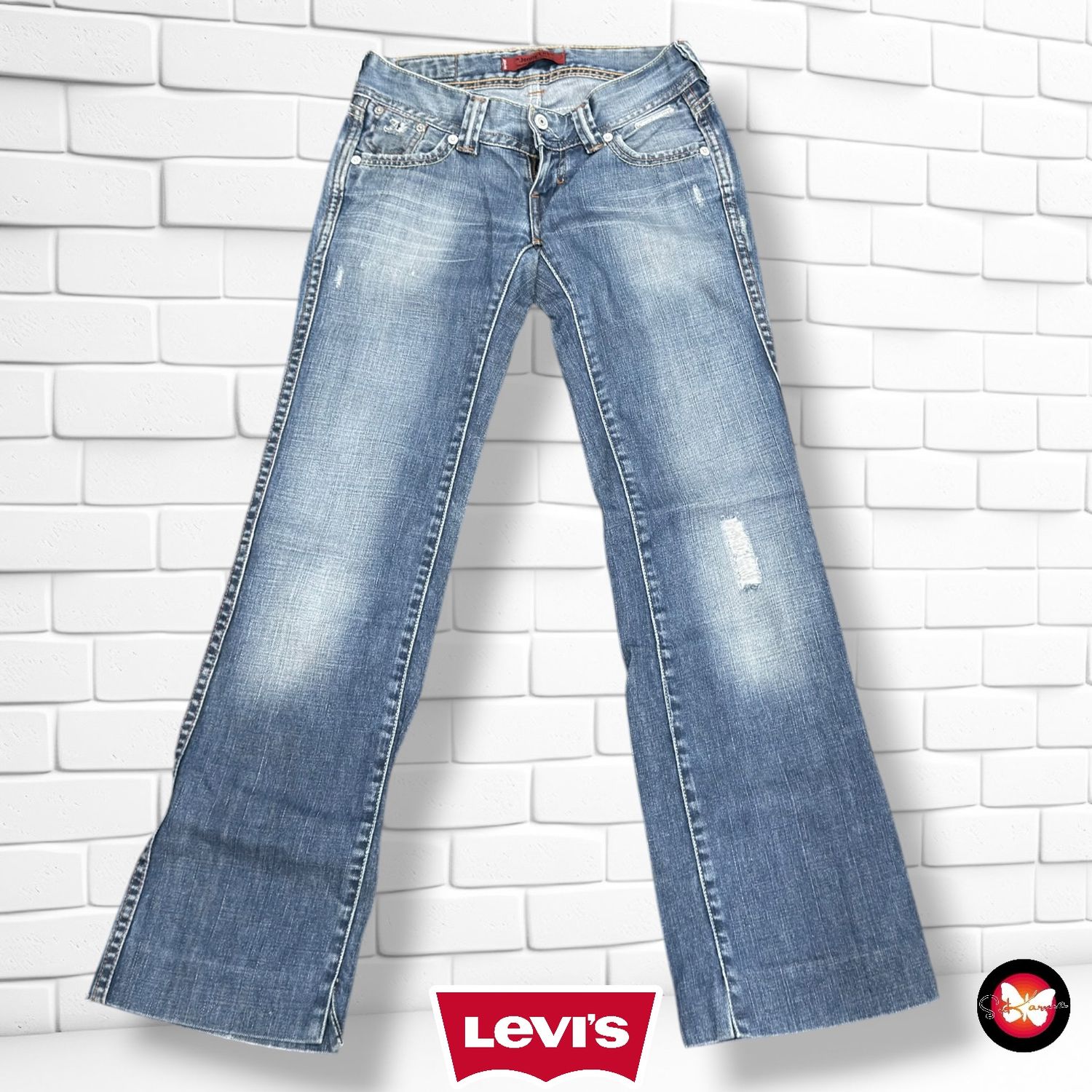 Pantalón JENNY LEE LEVI’S color Azul vaquero Talla XS (W25)