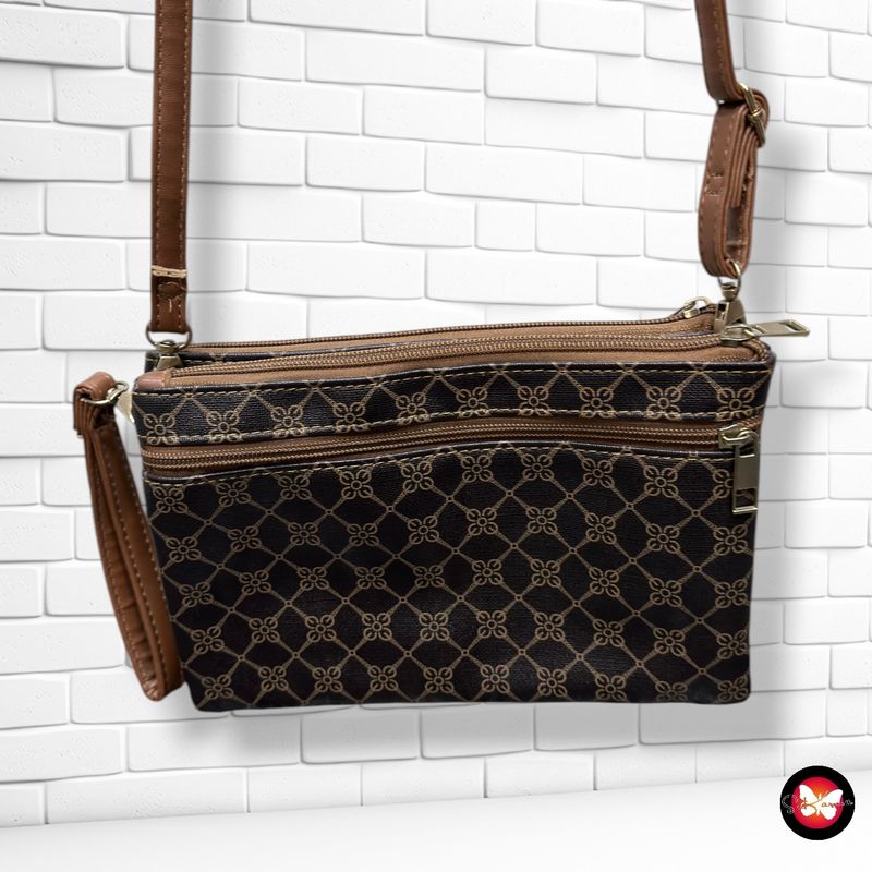 Bolso bandolera color Marrón Talla PEQUEÑO