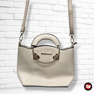 **HOY** Bolso de mano / bandolera color Crema Talla PEQUEÑO