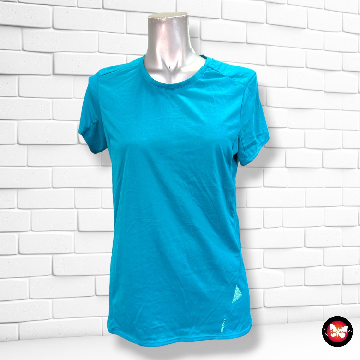 Camiseta deportiva QUECHUA color Turquesa Talla M