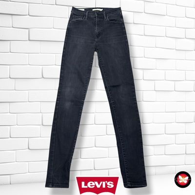 **HOY** Pantalón MILE HIGH RISE SKINNY LEVI’S color Negro vaquero Talla S (W26)