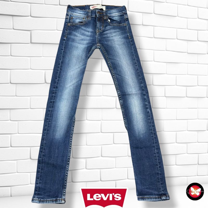 Pantalón 519 EXTREME SKINNY LEVI’S color Azul vaquero Talla 10 años