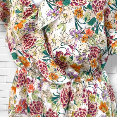 **HOY** Vestido de flores con volantes MY JEWELLERY color Varios Talla L