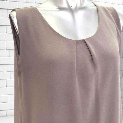 **HOY** Vestido de gasa sin mangas CARTOON color Gris Talla ÚNICA