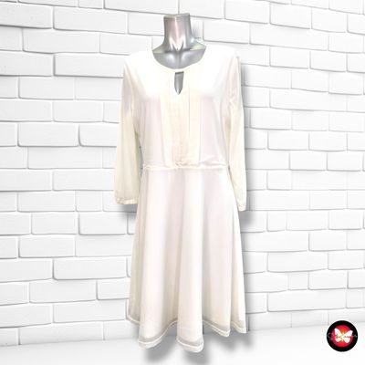 **HOY** Vestido de mangas traslúcidas ANNA FIELD color Blanco Talla L