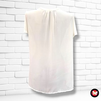 **HOY** Blusa de manga corta STEFANEL color Hueso Talla M