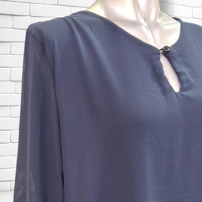 **HOY** Blusa de media manga PINK LADY color Azul marino Talla L