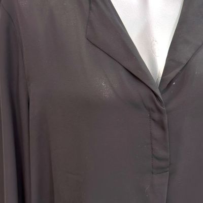 **HOY** Blusón de manga larga traslúcido VILA color Negro Talla 44