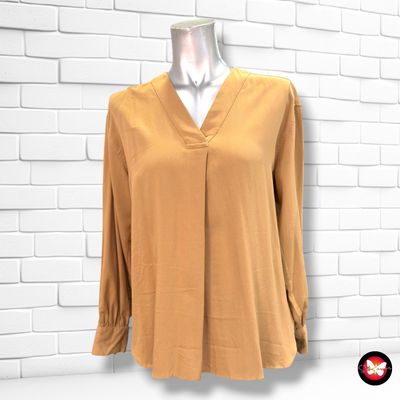 **HOY** Blusa de manga larga UNIQLO color Camel Talla S
