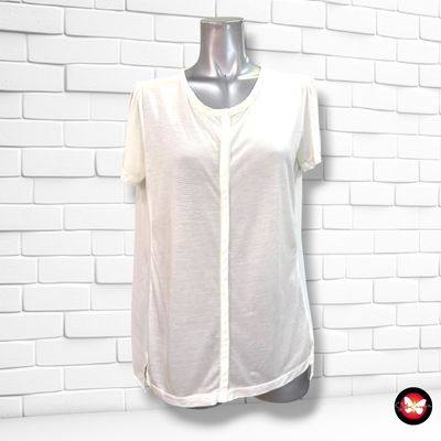 **HOY** Blusa de manga corta STEFANEL color Hueso Talla M