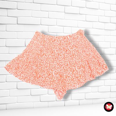 **HOY** Short sueltito PULL&BEAR color Naranja y blanco Talla S