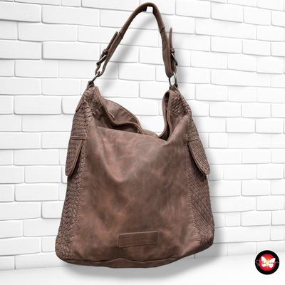 **HOY** Bolso de hombro / bandolera color Marrón Talla MAXI