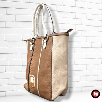 **HOY** Bolso de hombro GUESS color Marrón y crema Talla GRANDE