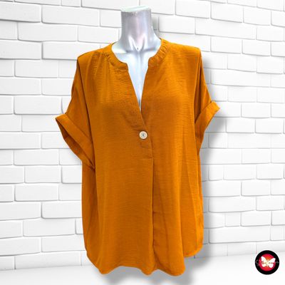 **HOY** Blusa de manga corta YESSICA color Caramelo Talla 44