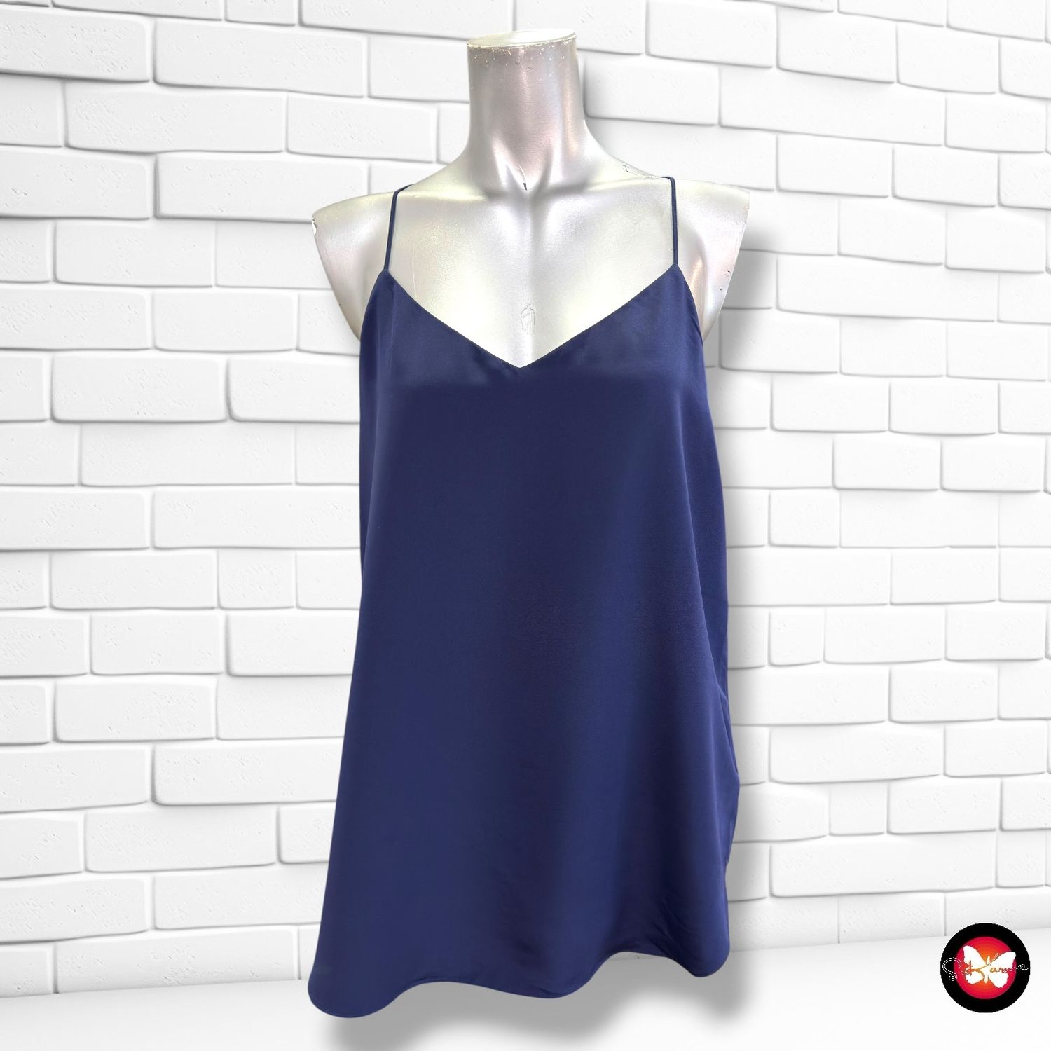 Blusa de tirantes LAUREN RALPH LAUREN color Azul marino Talla 36 (6USA)