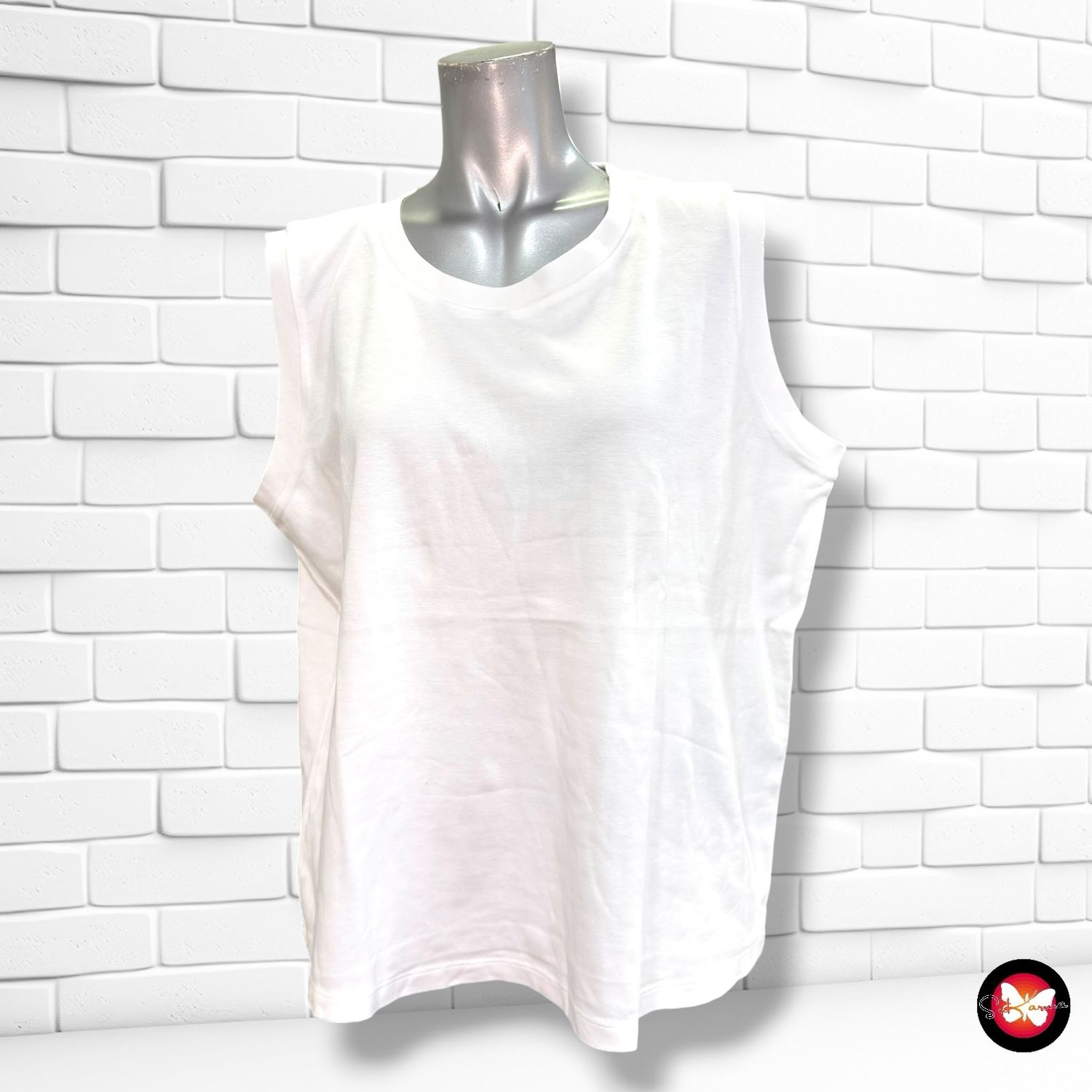 Camiseta sin mangas OPUS color Blanco Talla 44