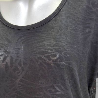 **HOY** Camiseta con espalda de encaje JANINA color Negro Talla 38
