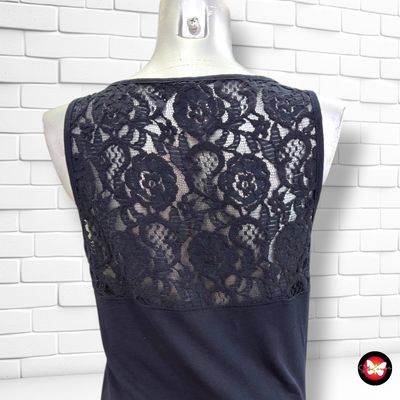 **HOY** Vestido con encaje en la espalda ONLY color Azul marino Talla M