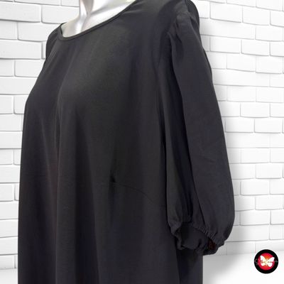 **HOY** Vestido blusón de mangas abullonadas DIVIDED color Negro Talla 2XL