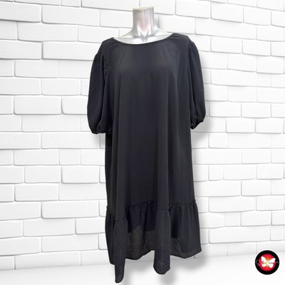 **HOY** Vestido blusón de mangas abullonadas DIVIDED color Negro Talla 2XL