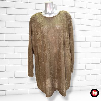 **HOY** Jersey traslúcido de manga larga VERPASS color Verde oliva Talla 4XL