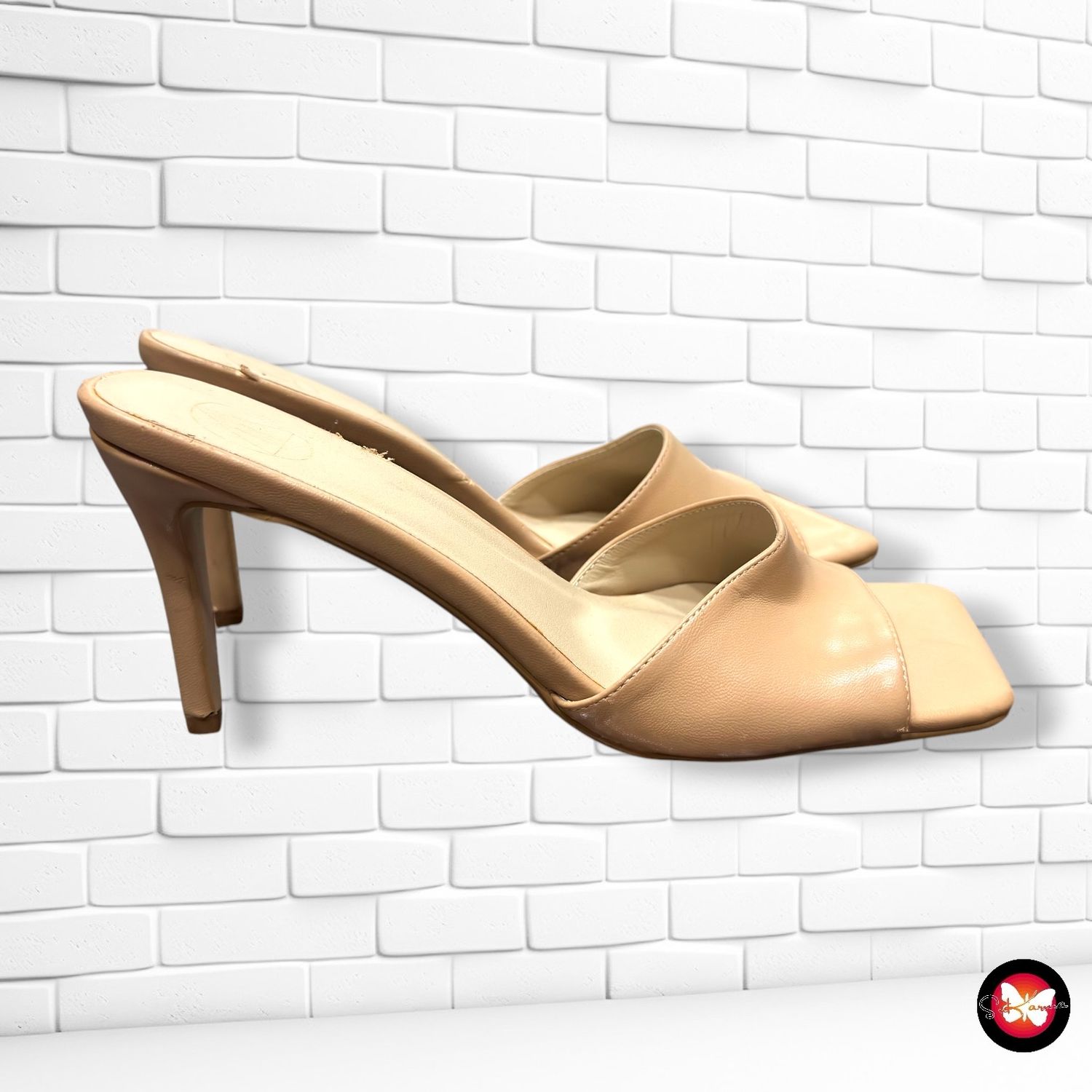 Sandalias de tacón MISSGUIDED color Camel Talla Calzado 39