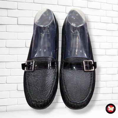 **HOY** Zapatos de piel VA MILANO color Negro Talla Calzado 40 (7UK)