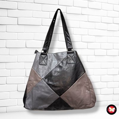 **HOY** Bolso de hombro FUNKY BAGS color Gris, taupe y negro Talla GRANDE