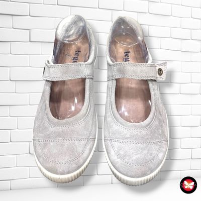 **HOY** Guillerminas de ante LEGERO color Gris Talla Calzado 39,5 (6,5UK)