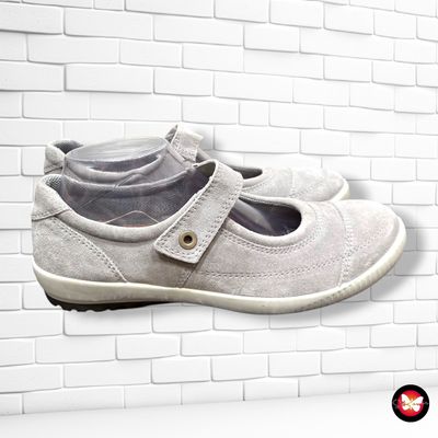 **HOY** Guillerminas de ante LEGERO color Gris Talla Calzado 39,5 (6,5UK)