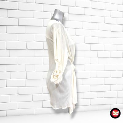 **HOY** Chaqueta plisada en la espalda  color Blanco Talla L/XL