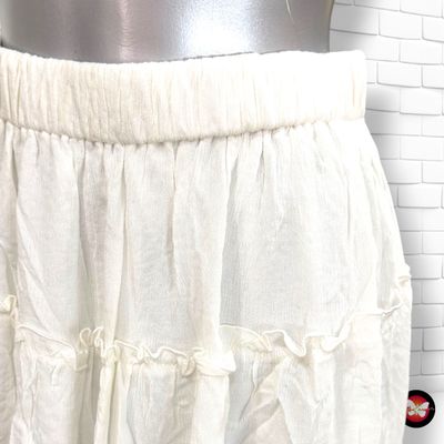 **HOY** Falda de bambula SHEIN color Blanco Talla M