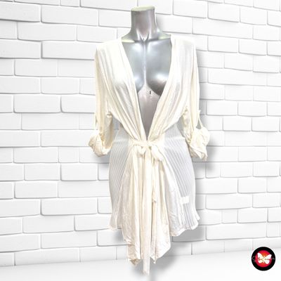 **HOY** Chaqueta plisada en la espalda  color Blanco Talla L/XL