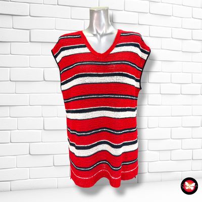 **HOY** Jersey sin mangas ESMARA color Rojo, blanco y azul marino Talla M