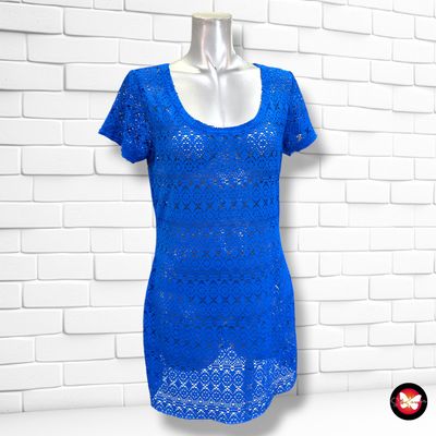 **HOY** Vestido playero ESMARA color Azul Talla M (pequeña)