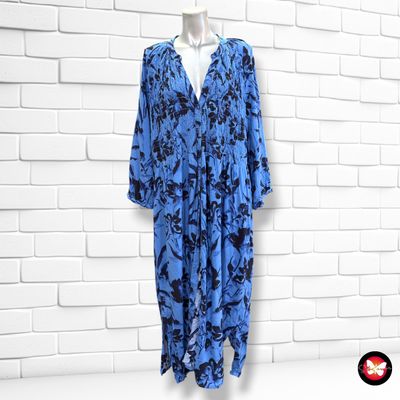 **HOY** Vestido largo camisero WE color Azul Talla XL